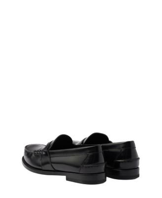 Men's Brushed Leather Loafers