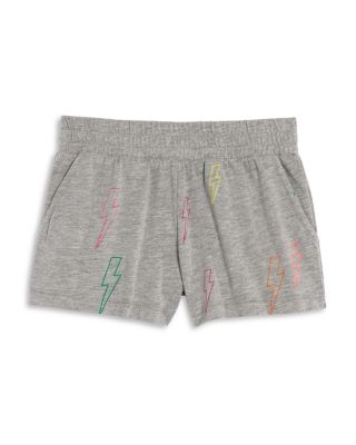 Girls' Neon Bolts Print Shorts - Little Kid, Big Kid
