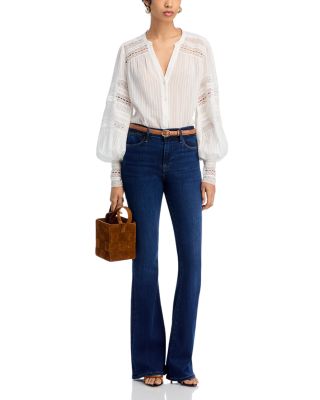 Keira Lace Trim Blouse