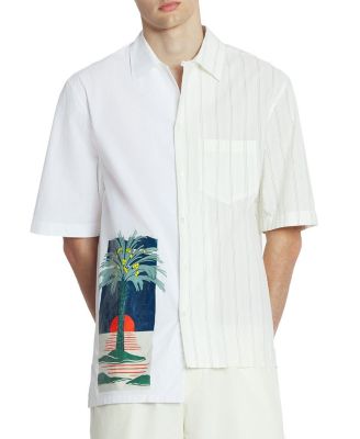 Lanvin - Printed Asymmetric Shirt