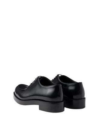  Men's Brushed Leather Derby Shoes