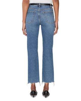 The Ruler Crop Jeans in Stash Destructed Fray