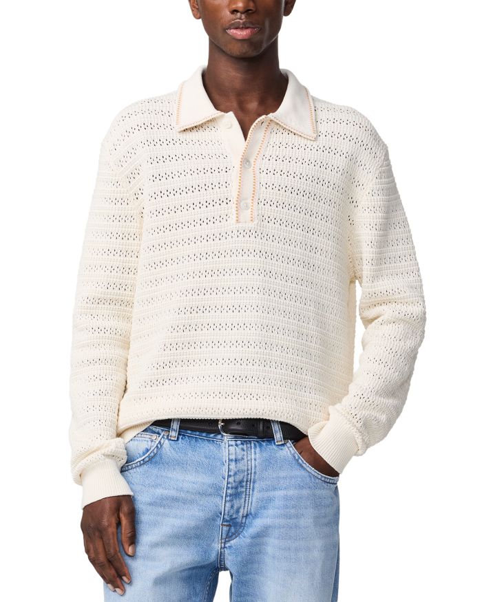 Josh 6636 Regular Fit Long Sleeve Polo Sweater