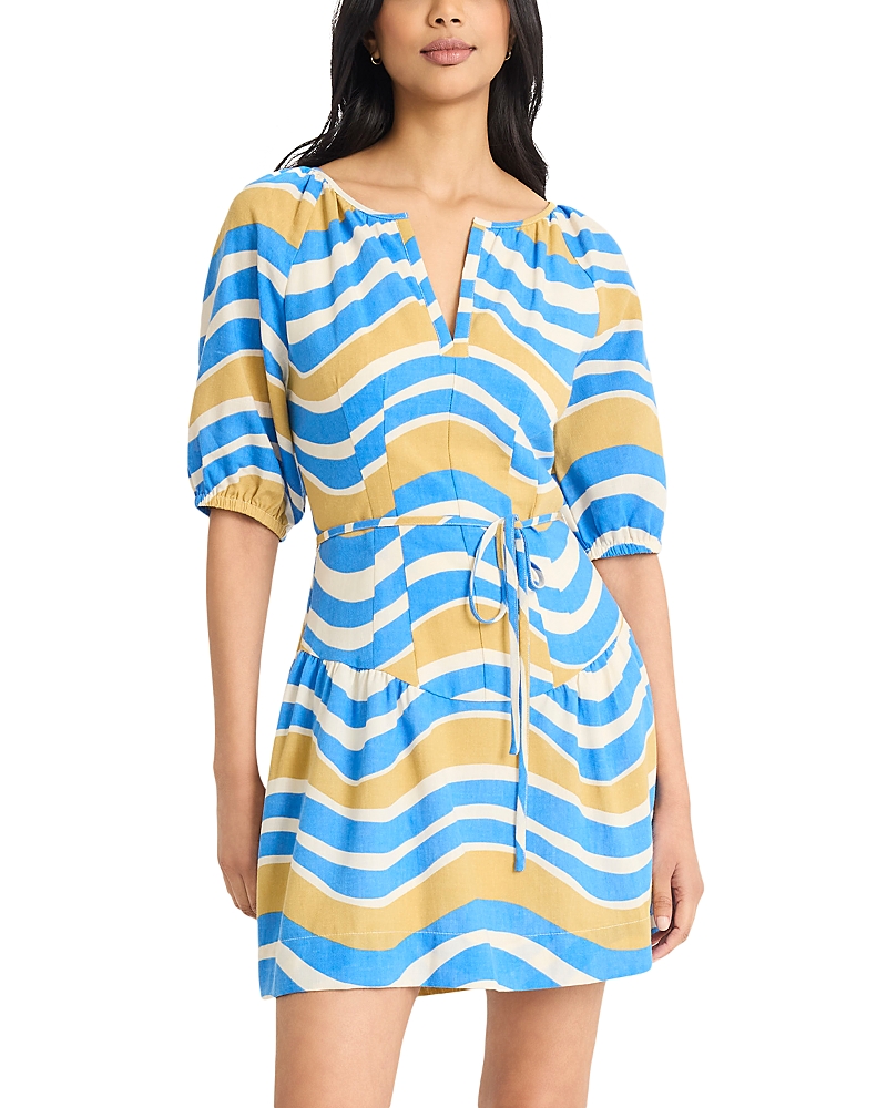 Shop The Good Journey Puff Sleeve Mini Dress