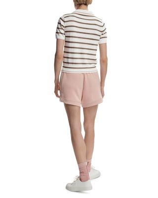 Faustine Striped Polo Top