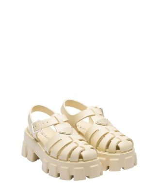 Prada - Women's Monolith Rubber Sandals