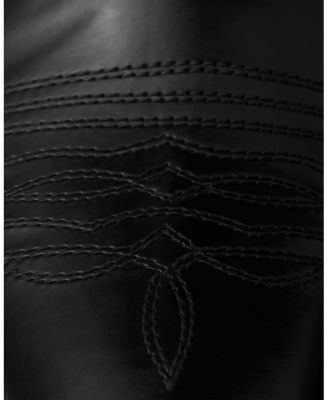  Women's Brushed Leather Booties