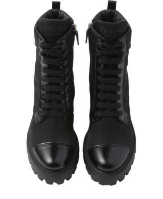 Women's Re-Nylon and Leather Booties