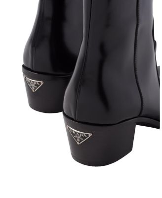  Women's Brushed Leather Camperos Boots