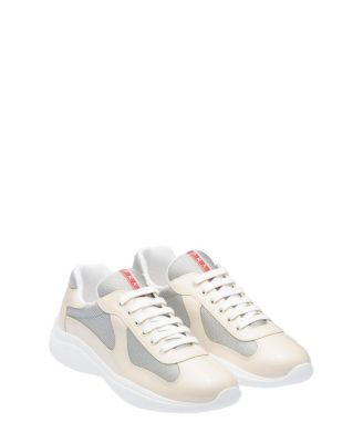 Prada - Men's America's Cup Patent Leather and Bike Fabric Sneakers