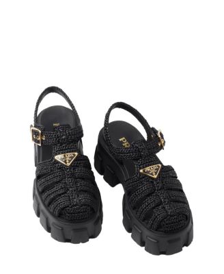 Women's Monolith Crochet Cage Sandals