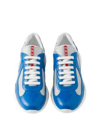 Men's Patent Leather and Technical Fabric America's Cup Sneakers
