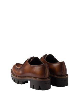 Women's Leather Lace-Up Shoes