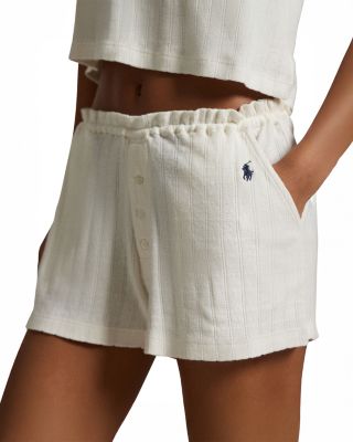 Gathered Waist Boxer Pajama Set