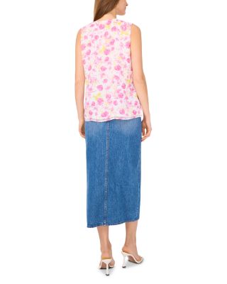 Sleeveless Ruffled Top