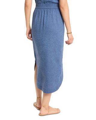 Rumba Linen Dip Skirt