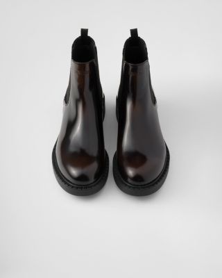 Men's Brushed Leather Chelsea Boots