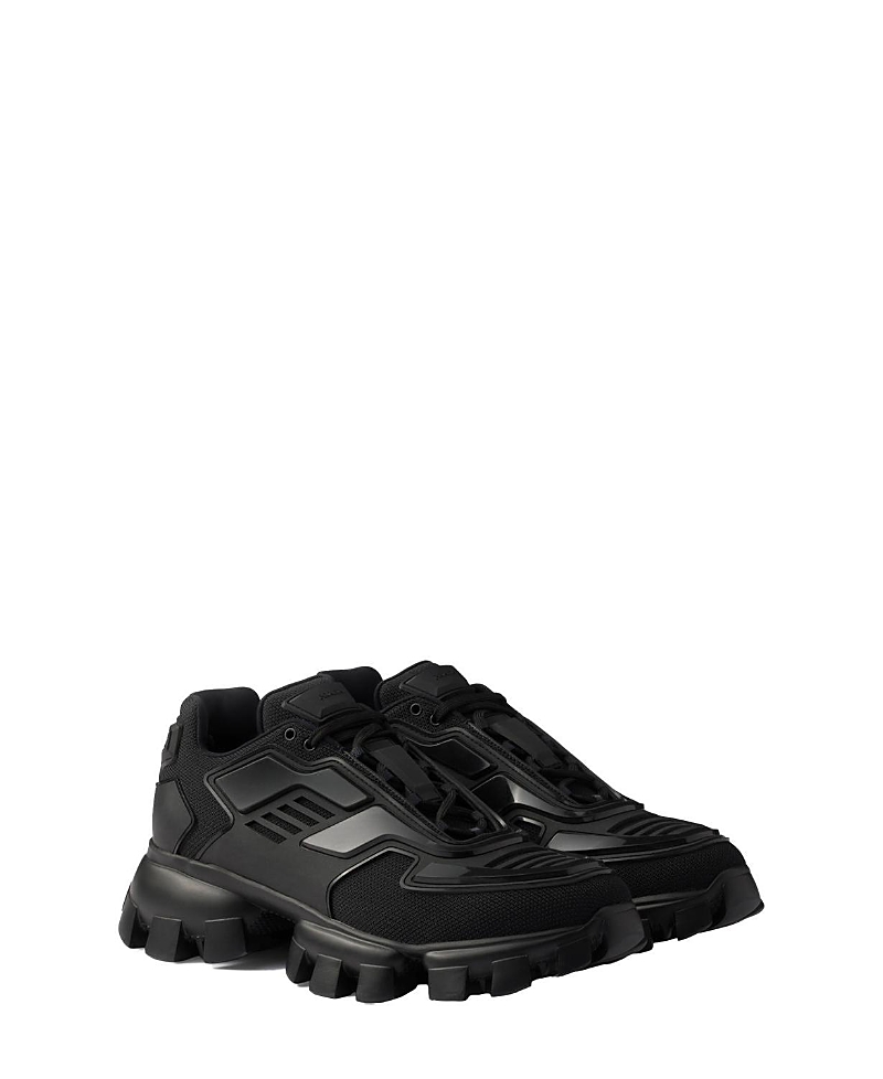 Prada Men's Cloudbust Thunder Knit Fabric Sneakers
