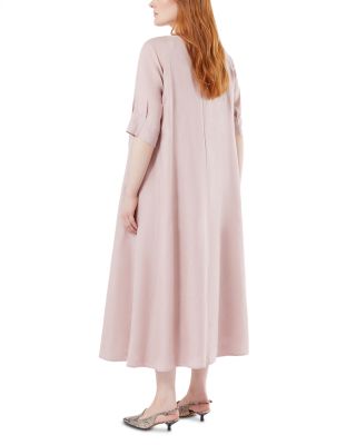 Marina Rinaldi Uscita Linen Shift Dress | Bloomingdale's