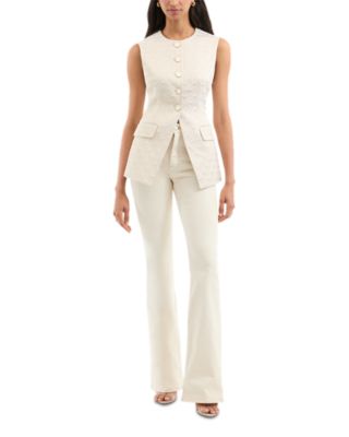 Lois Metallic Embroidered Vest