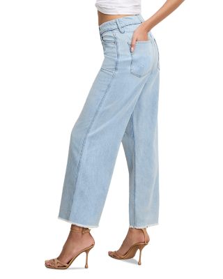 Weightless Good Skate Wide Cropped Jeans in Indigo959