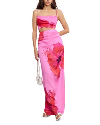 Satin Maxi Skirt