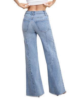 Good Waist Palazzo High Rise Wide Leg Jeans in Indigo 957