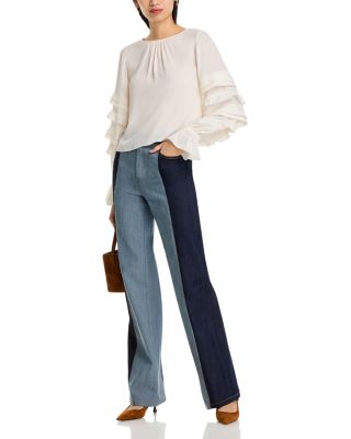 Anta Ruffled Sleeve Top