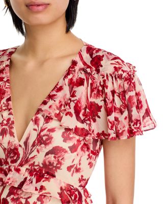 Floral Ribbons Tatum Dress