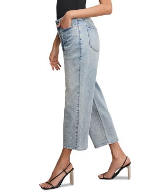 Crystal Stars Good 90s Ankle Jeans in Indigo908