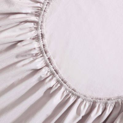 Washed Percale Cotton 4 Piece Sheet Set, King