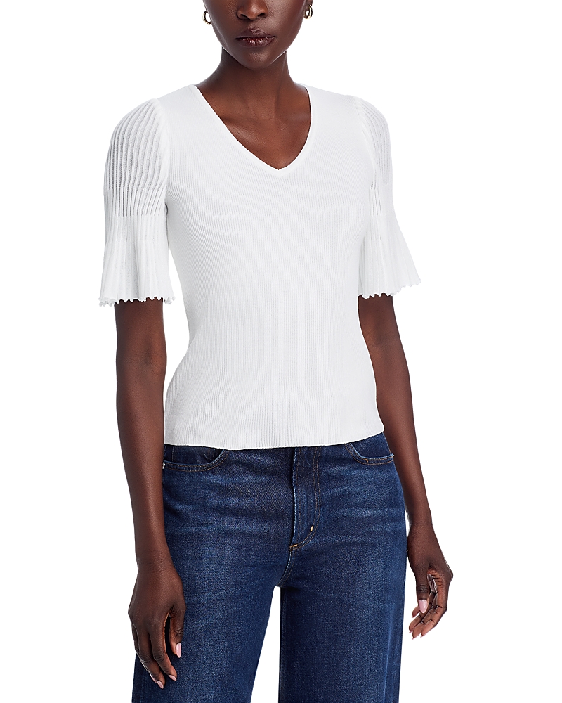 Misook Flutter Sleeve Tunic