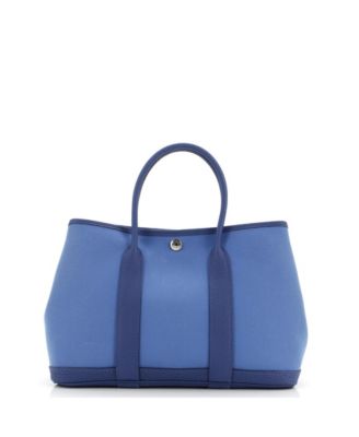 Pre-Owned HERMÈS - 30 Garden Party Tote Toile and Leather