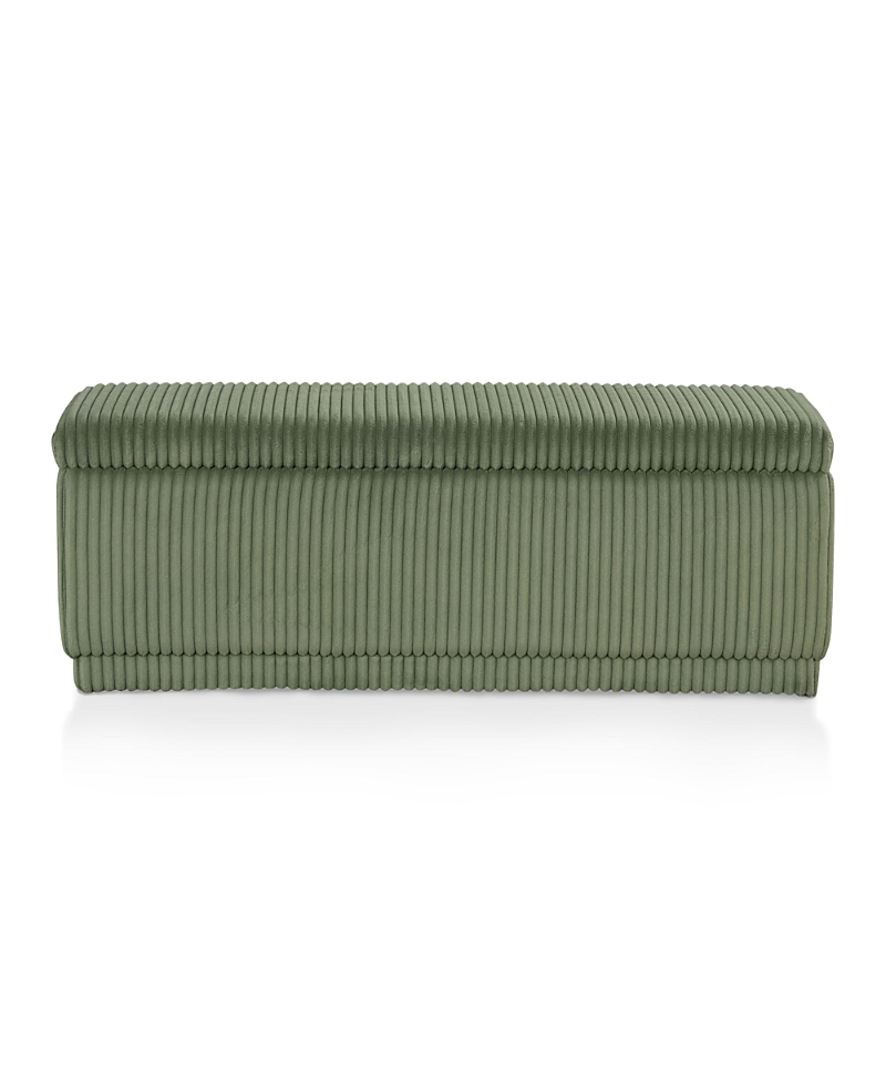 Furniture Of America Lyla Chenille Rectangle Storage Bench