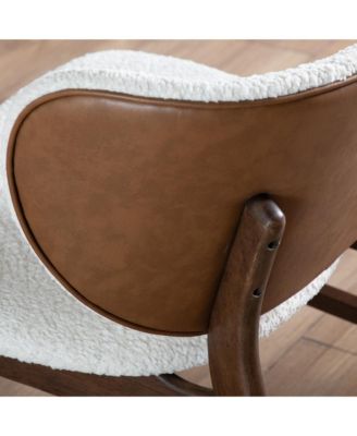 Shaw Boucle Wingback Accent Chair