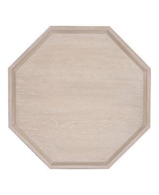  Flonnin Hexagon End Table with Coffer Panels