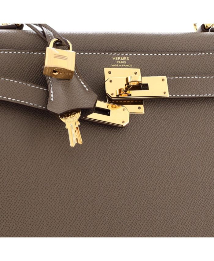Kelly 28 Handbag Epsom with Gold Hardware