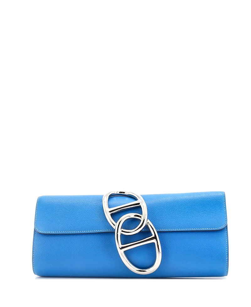 PRE-OWNED HERMES PRE-OWNED HERMES EGEE CLUTCH EVERCOLOR