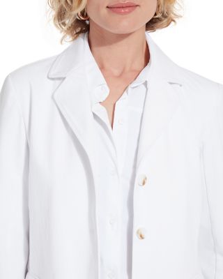 Della Denim Cropped Blazer 