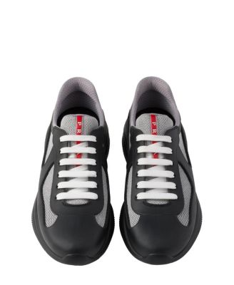 Men's America's Cup Soft Rubber and Bike Fabric Sneakers