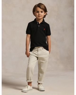 Boys' Solid Mesh Polo Shirt - Little Kid