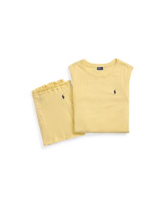 Gathered Waist Boxer Pajama Set