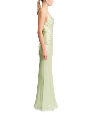 La Lune Lace Up Back Maxi Dress