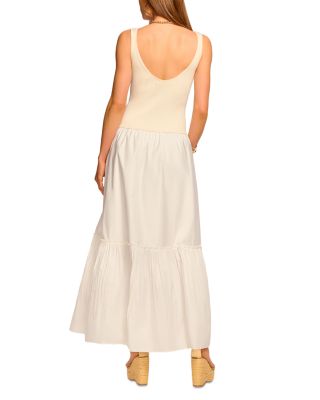 Dawson Mixed Media Scoop Neck Dress