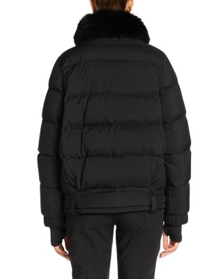 Arabbas Shearling Trim Puffer Jacket