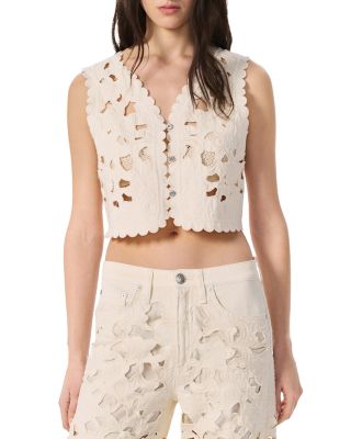 Coralie Floral Cut Out Vest
