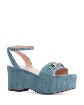 Gucci - Women's Lady Horsebit Platform Sandals