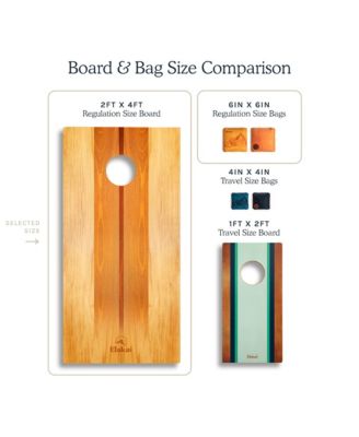 2ft x 4ft Mahogany Pathfinder Cornhole Boards