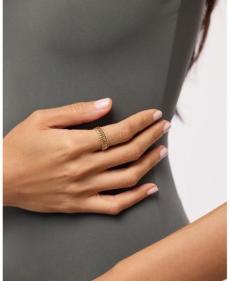 Gold Ring Set - Lab Grown Diamond Galaxy Ring Set