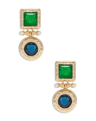 AQUA - Statement Drop Earrings